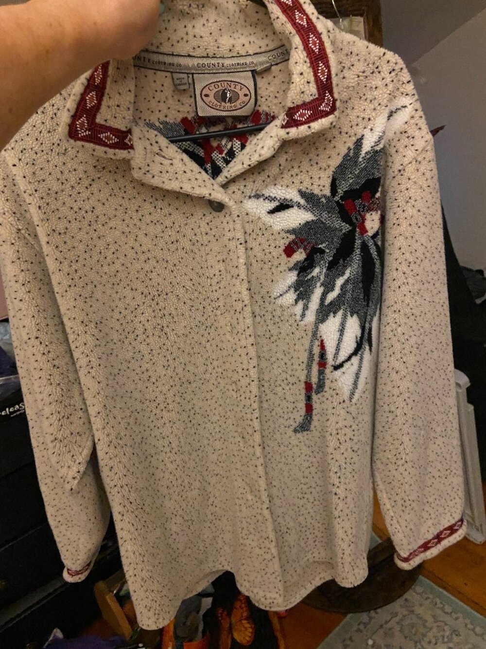 County Clothing Co Canada Womens Native Aztec,Southwestern Fleece
